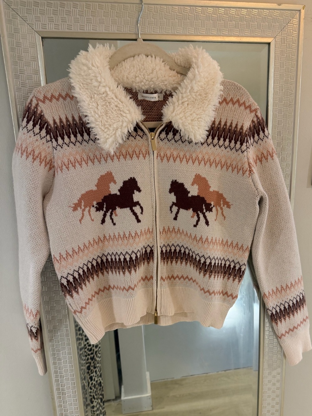 Altar'd State Carina Western
Horse Cardigan Jacket NWOT